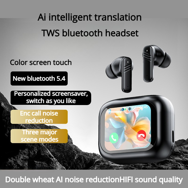Noise Cancelling Headphone - Full Touch Screen In-Ear Headphones With