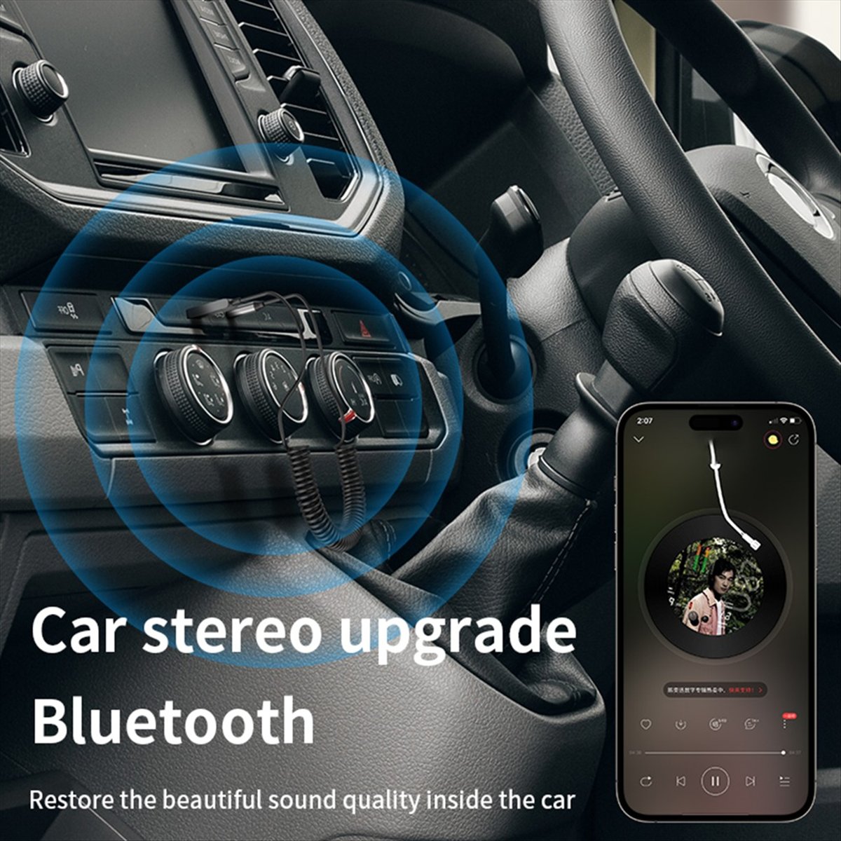 A85P AUX Car Bluetooth 5.4 Rec - Bluetooth Adapter Receiver 评论和价格