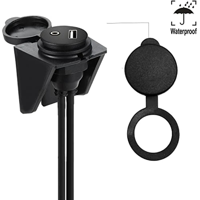 1M USB & 3.5mm AUX Male to Fem - Cable Extension 3.5 评论和价格