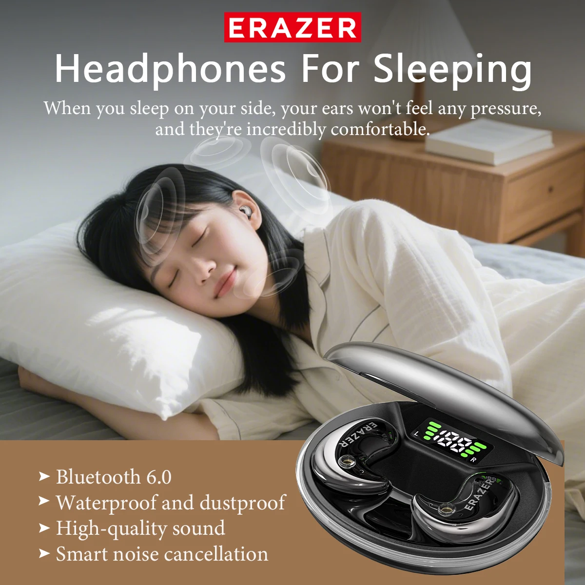 EARZER XF58 In-Ear Bluetooth H - Noise Cancelling Headphone 评论和价格